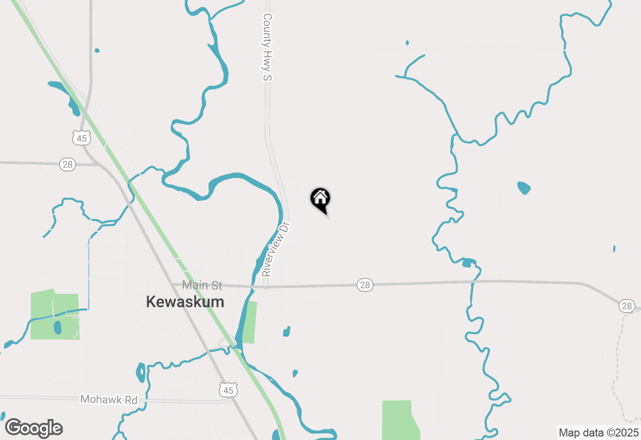 Map of 710 Moraine Ct, Kewaskum, WI 53040