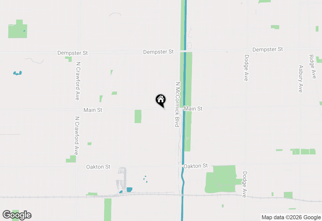 Map of 8350 Kimball Avenue, Skokie, IL 60076