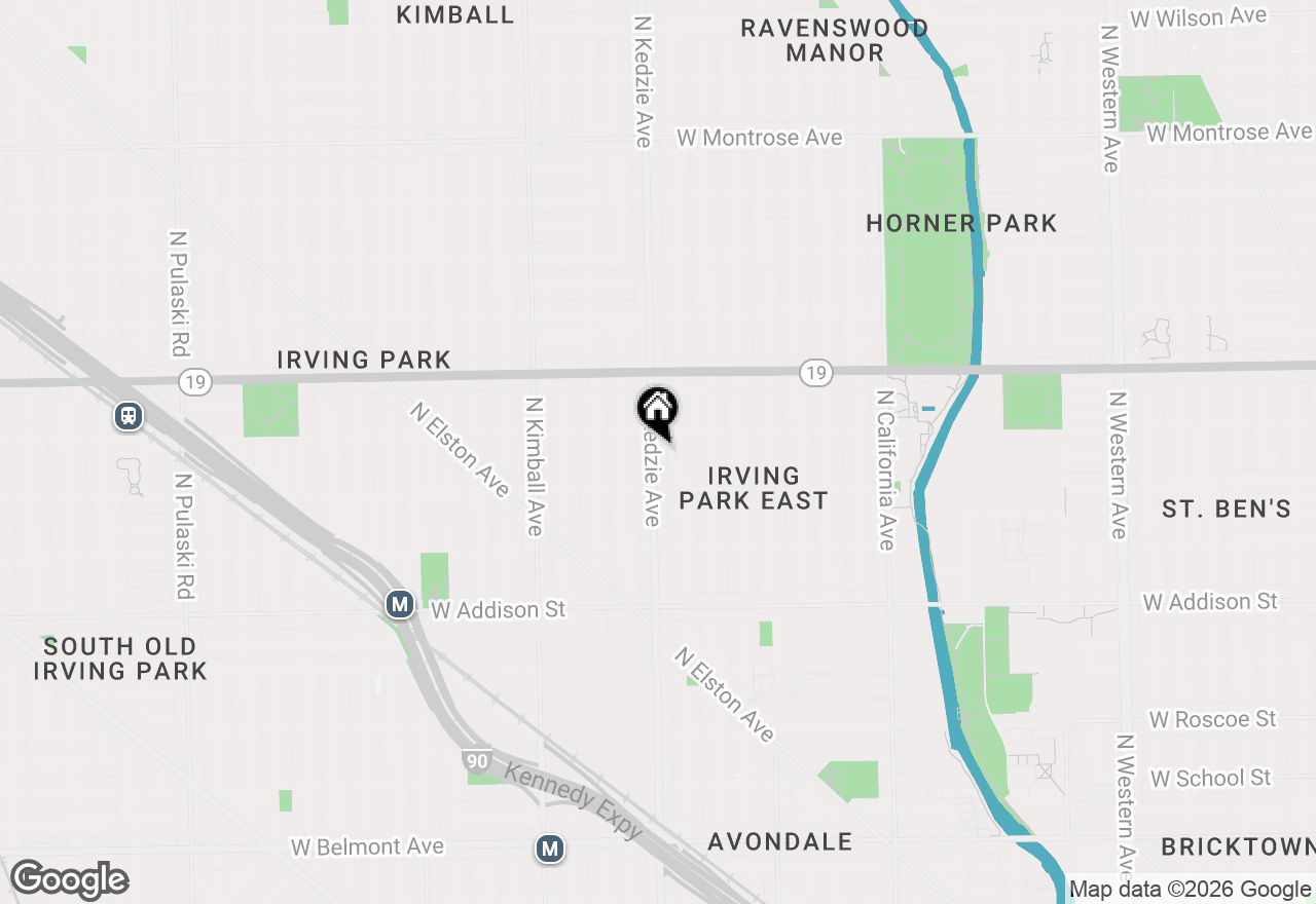 Map of 3837 N Kedzie Avenue, Chicago, IL 60618