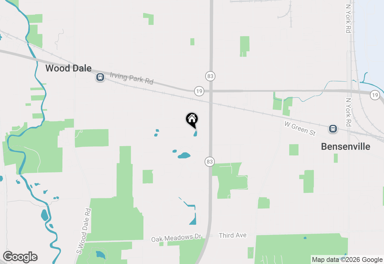Map of 480 E Montrose Avenue #203, Wood Dale, IL 60191