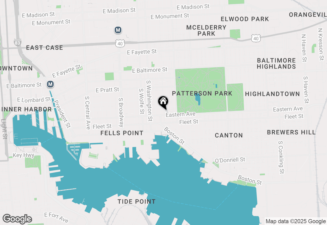 Map of 420 S Duncan Street, Baltimore, MD 21231