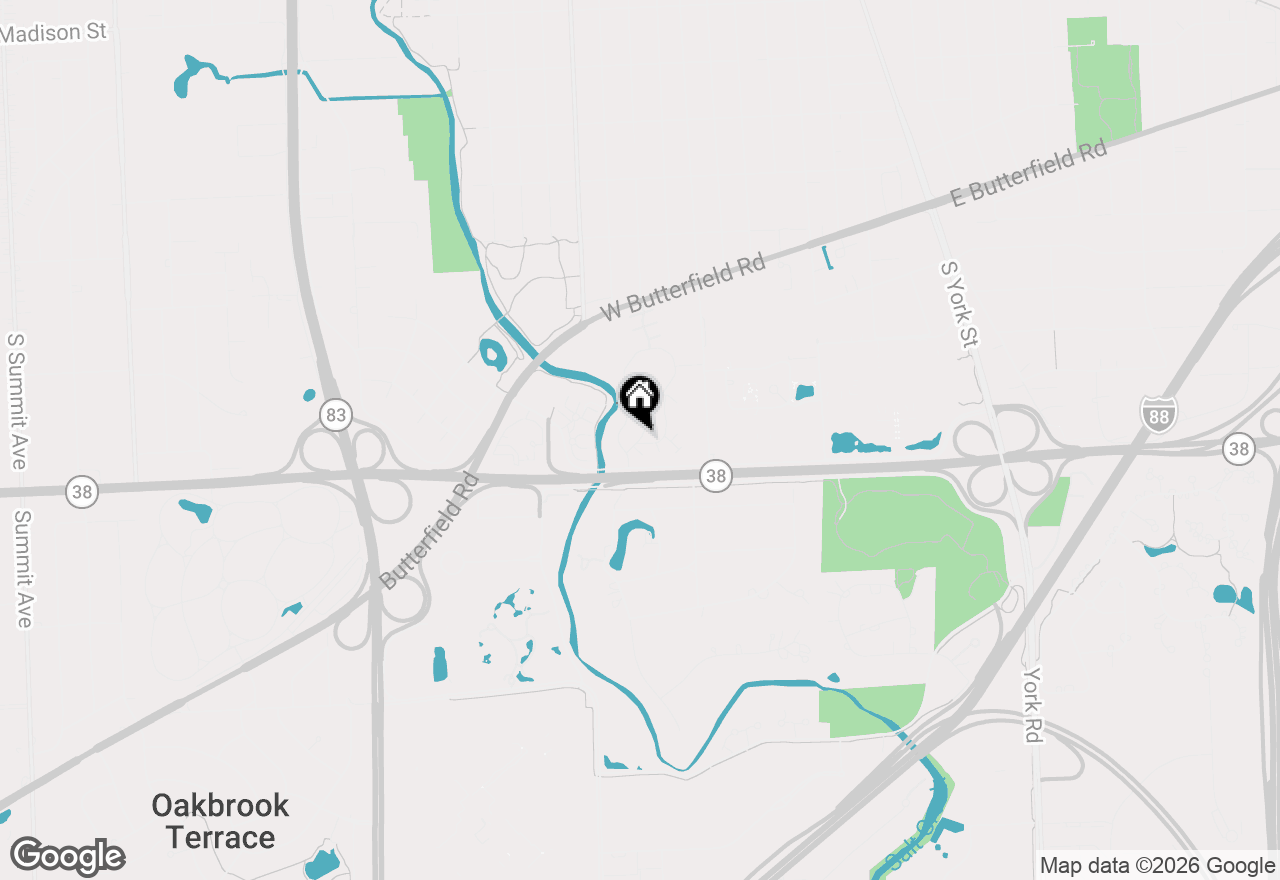 Map of 2 S Atrium Way #603, Elmhurst, IL 60126