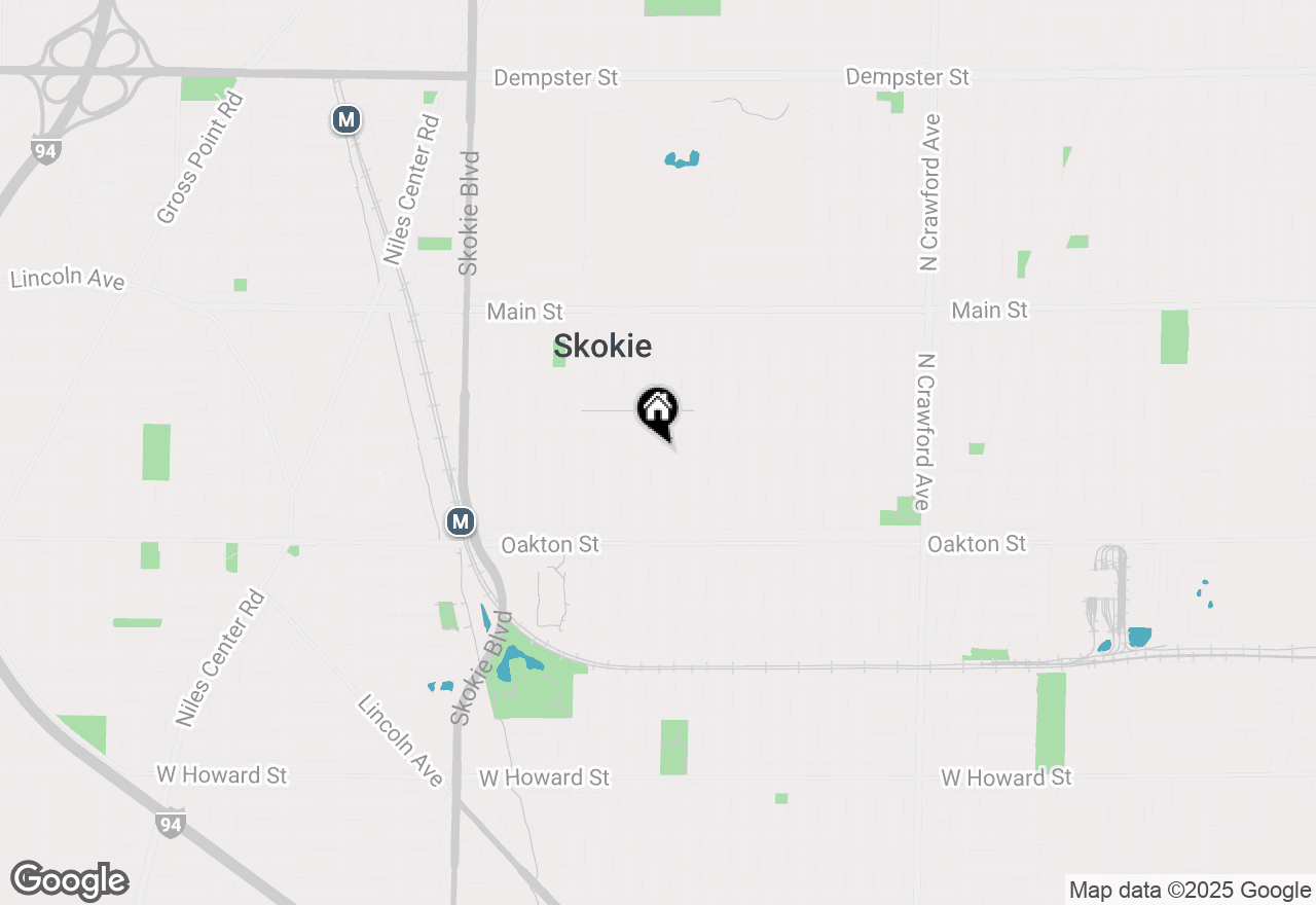 Map of 8130 Kenneth Avenue, Skokie, IL 60076