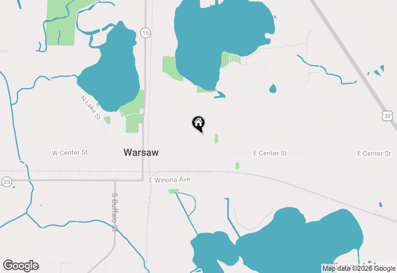 Map of 906 E Fort Wayne Street, Warsaw, IN 46580