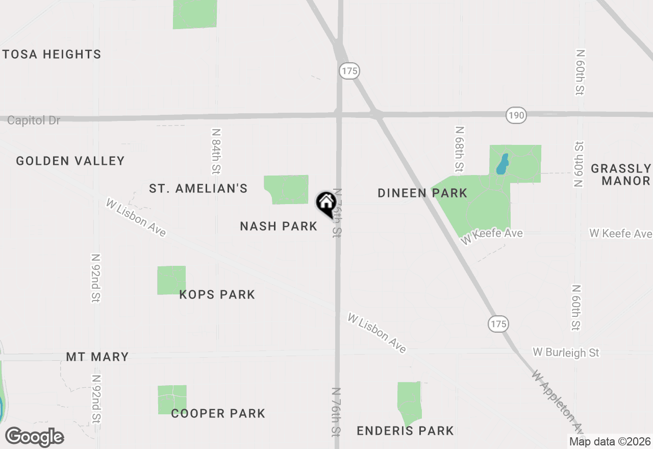 Map of 3520 N 77th St, Milwaukee, WI 53222