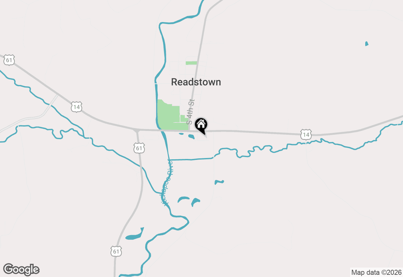 Map of 208 E South Street, Readstown, WI 54652