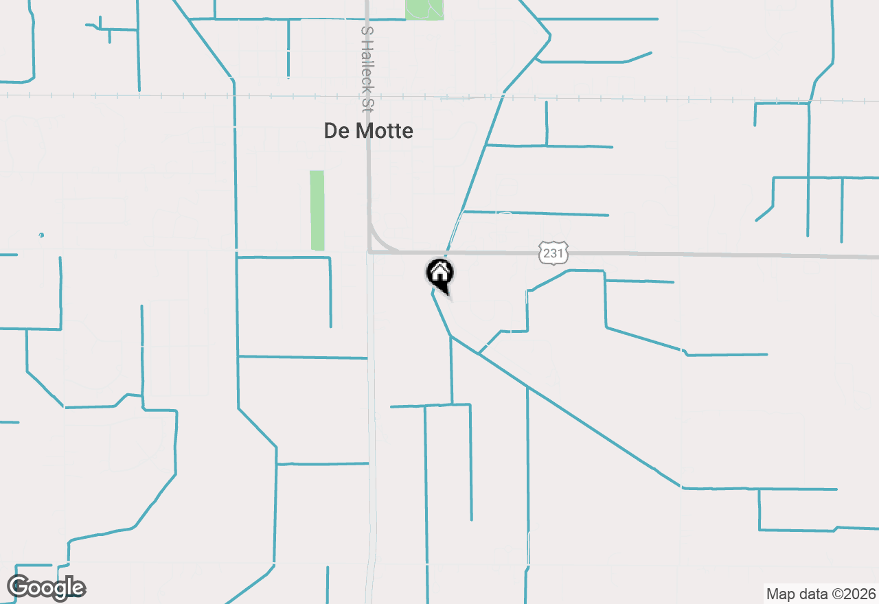 Map of 1630 Daisy Street Se, Demotte, IN 46310