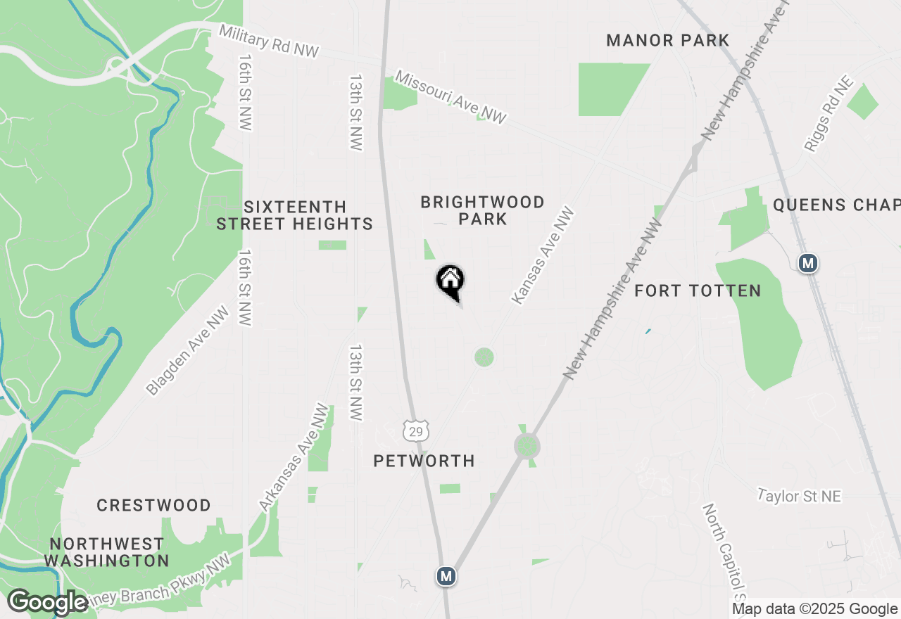 Map of 4830 8th Street Nw, Washington, DC 20011