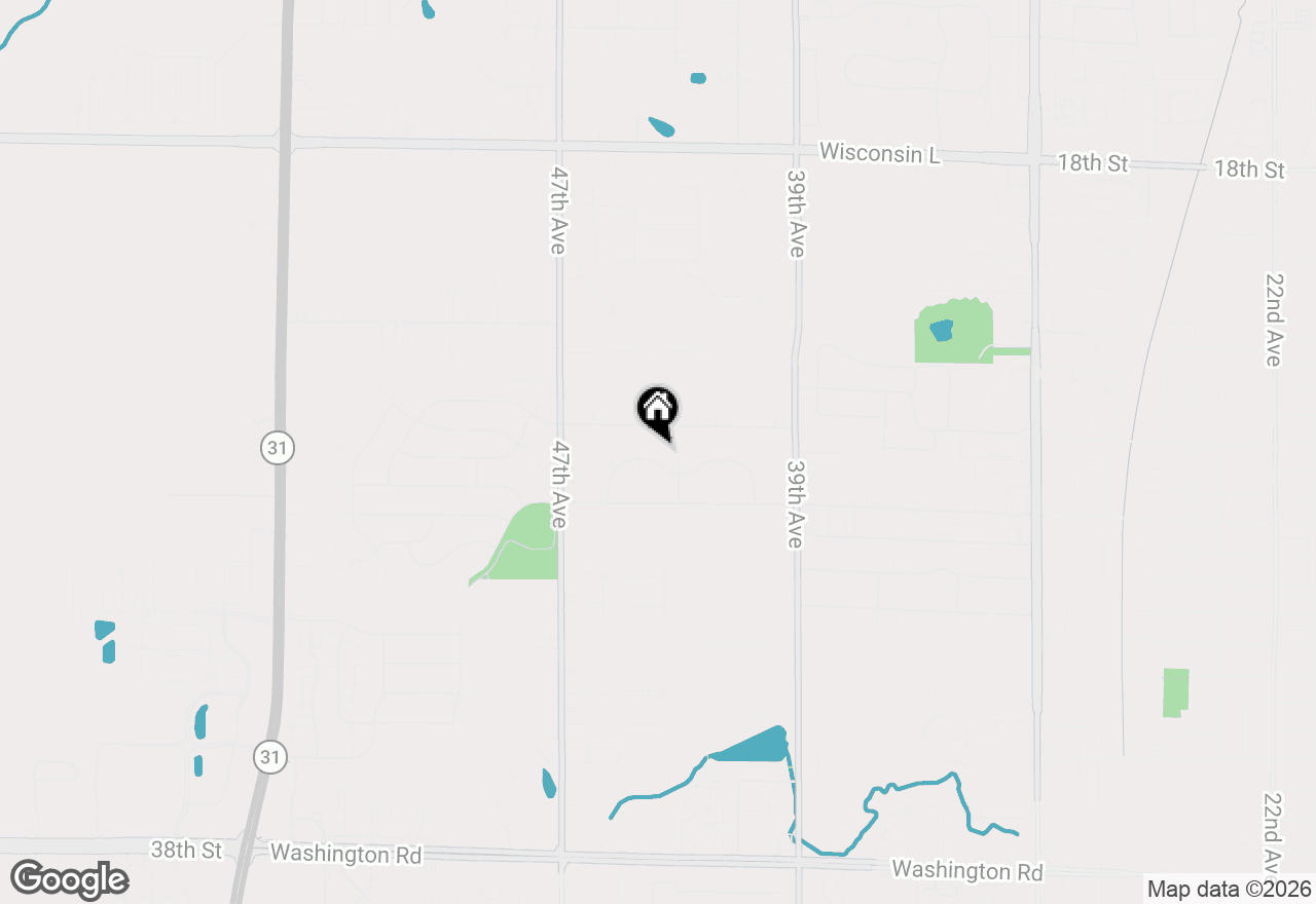 Map of 4322 25th St, Kenosha, WI 53144