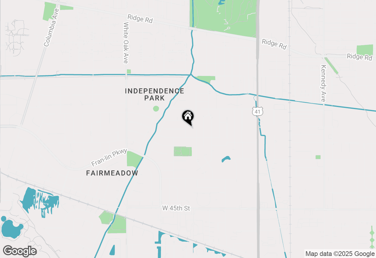 Map of 9211 Hawthorne Drive, Munster, IN 46321