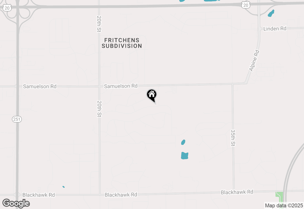 Map of 3514 Lookout Drive, Rockford, IL 61109