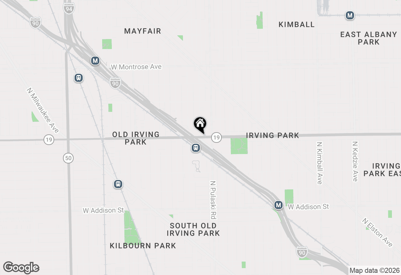 Map of 4314.5 N Keystone Avenue #3C, Chicago, IL 60641