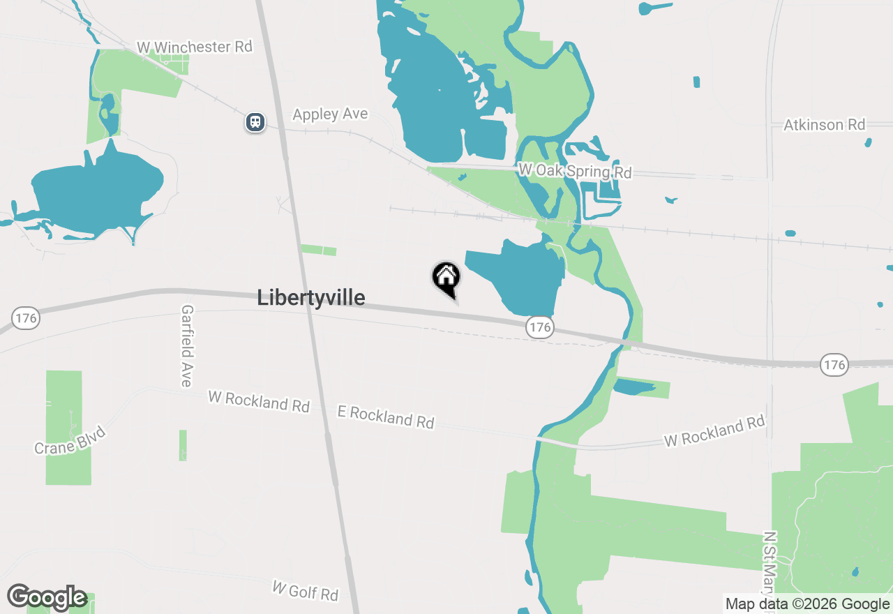 Map of 123 5th Street, Libertyville, IL 60048