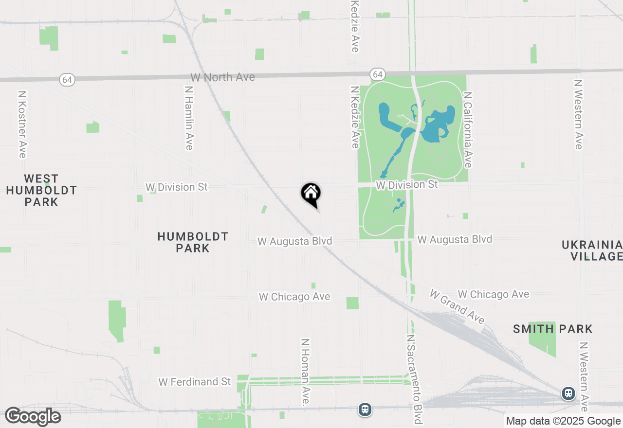 Map of 1058 N Christiana Avenue, Chicago, IL 60651