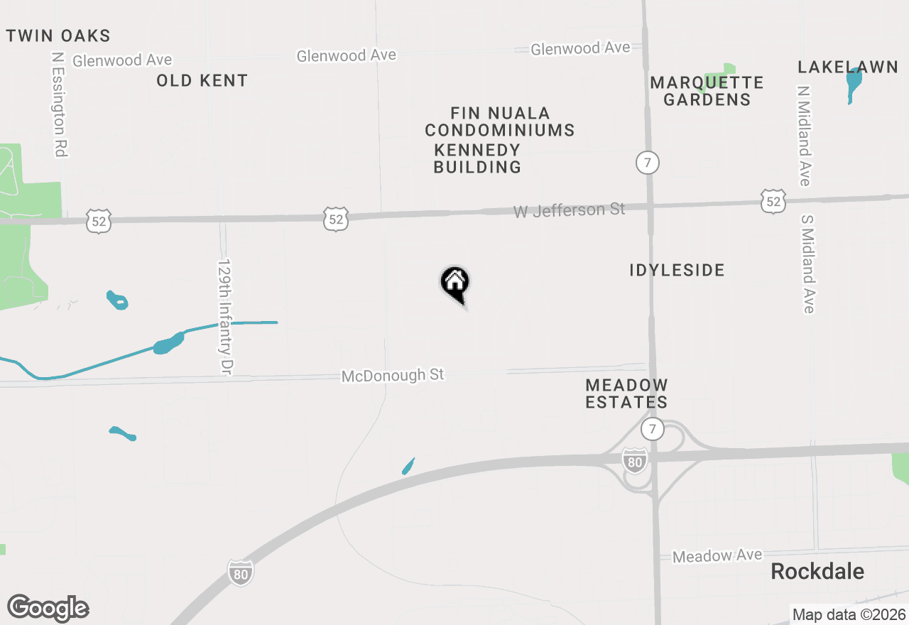 Map of 2209 Madonna Avenue, Joliet, IL 60436