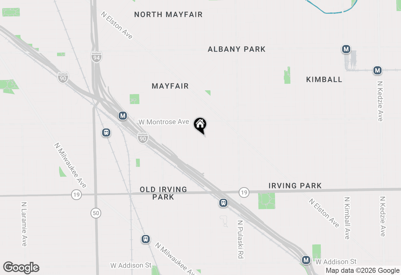 Map of 4208 W Cullom Avenue #2, Chicago, IL 60641