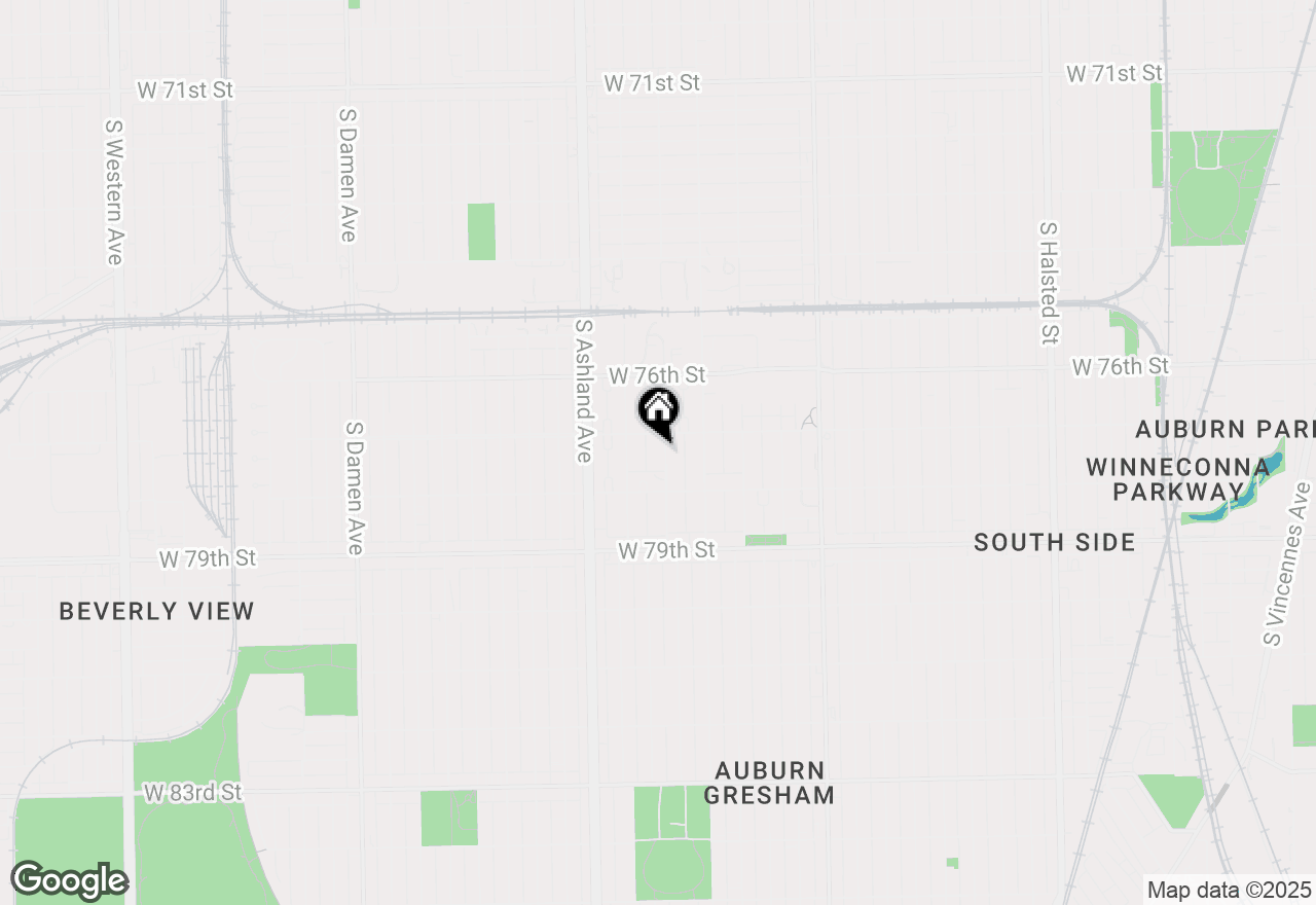 Map of 7718 S Bishop Street, Chicago, IL 60620