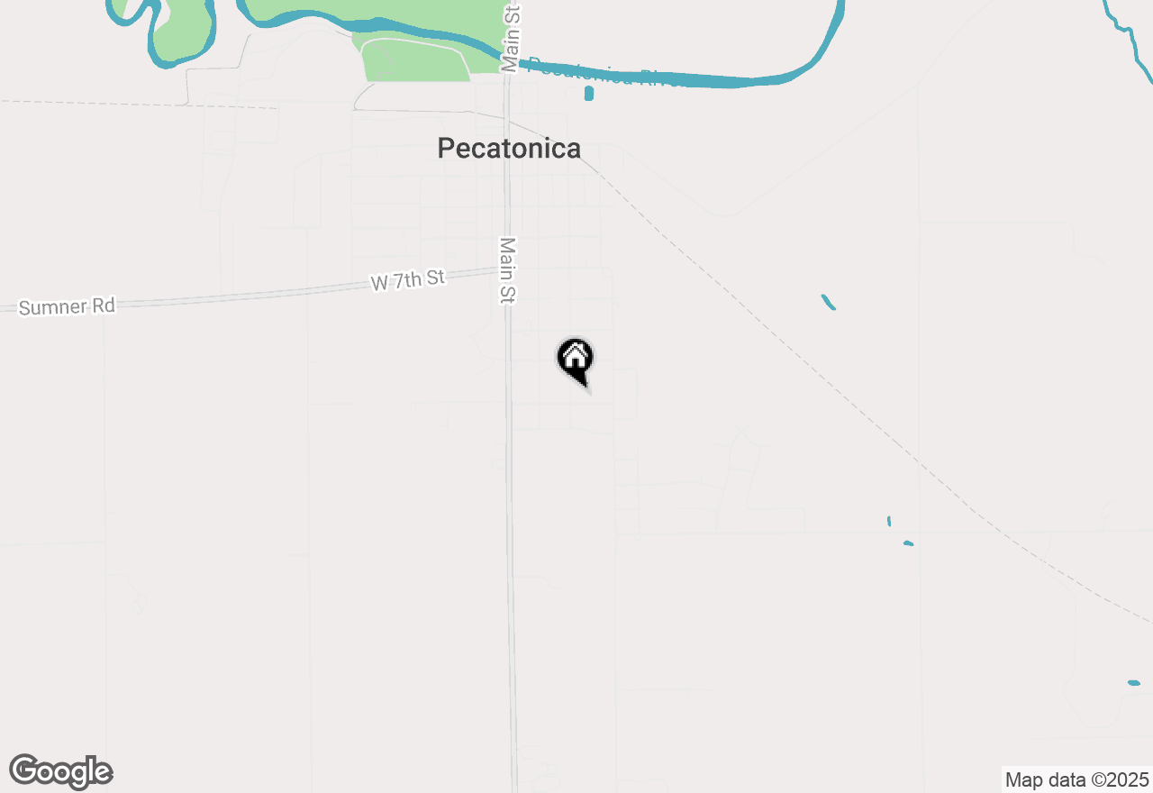 Map of 1140 Taylor Street, Pecatonica, IL 61063