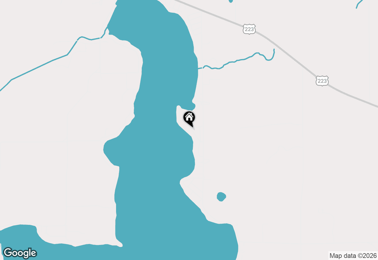 Map of 4276 Echo Cove, Manitou Beach, MI 49253