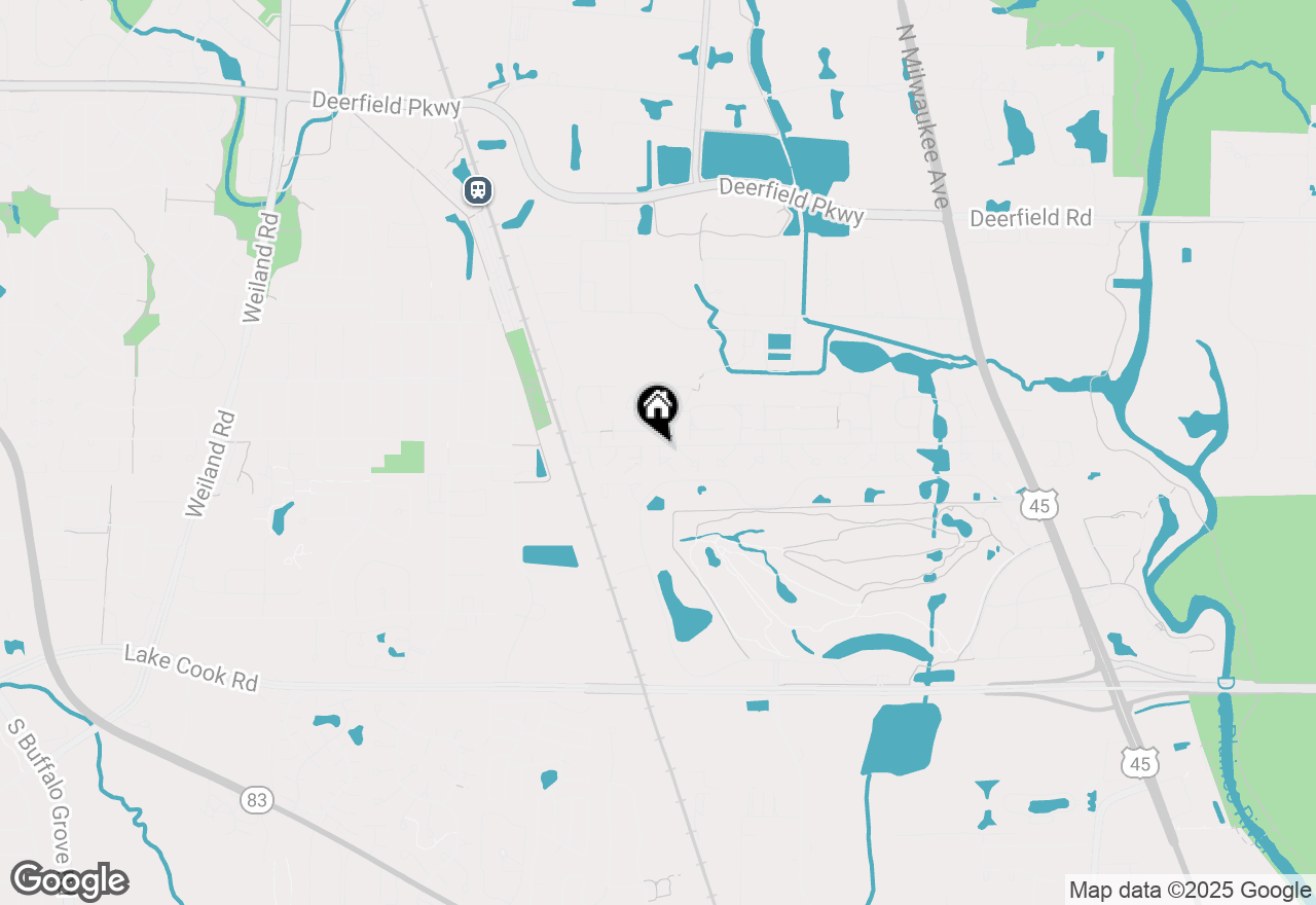 Map of 1164 Inverrary Lane, Deerfield, IL 60015