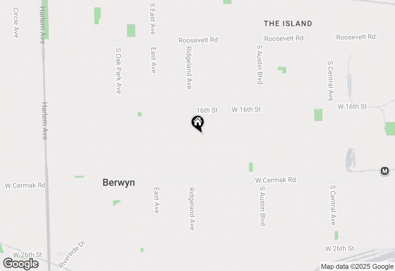 Map of (Address confidential), Berwyn, Illinois 60402