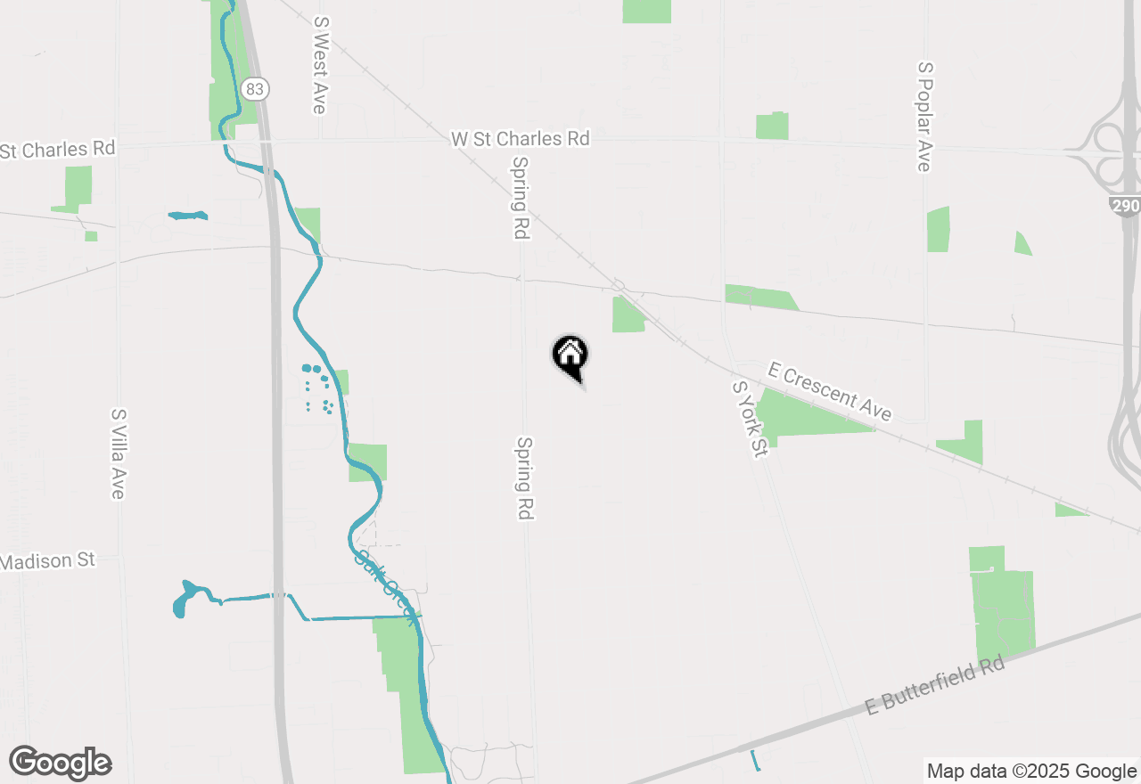 Map of 618 S Swain Avenue, Elmhurst, IL 60126