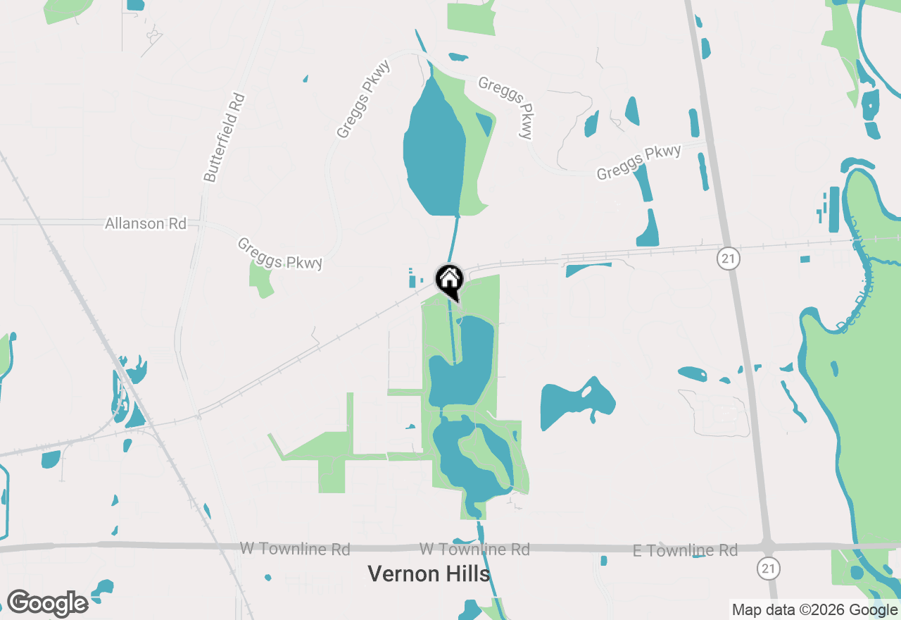 Map of 13 Parkside Court #15, Vernon Hills, IL 60061