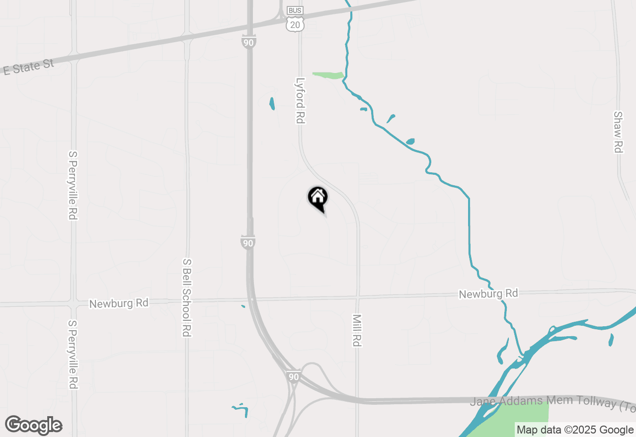 Map of 1157 Butler Road, Rockford, IL 61108