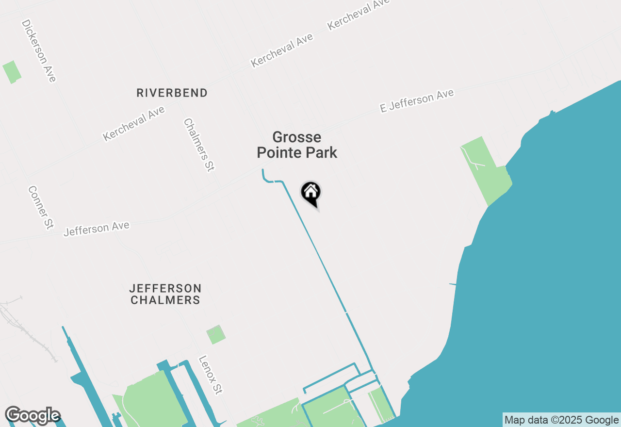 Map of 847 Barrington Road, Grosse Pointe Park, MI 48230