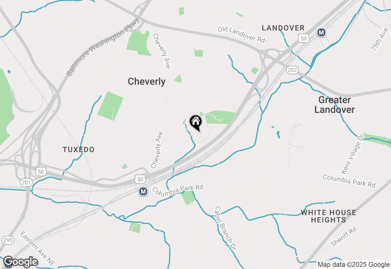 Map of 2512 Wayne Place, Landover, MD 20785