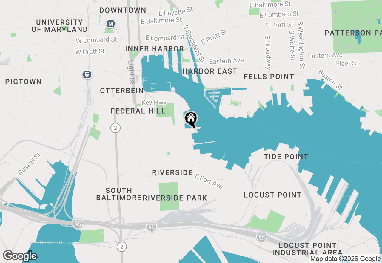 Map of 100 Harborview Drive #1509, Baltimore, MD 21230