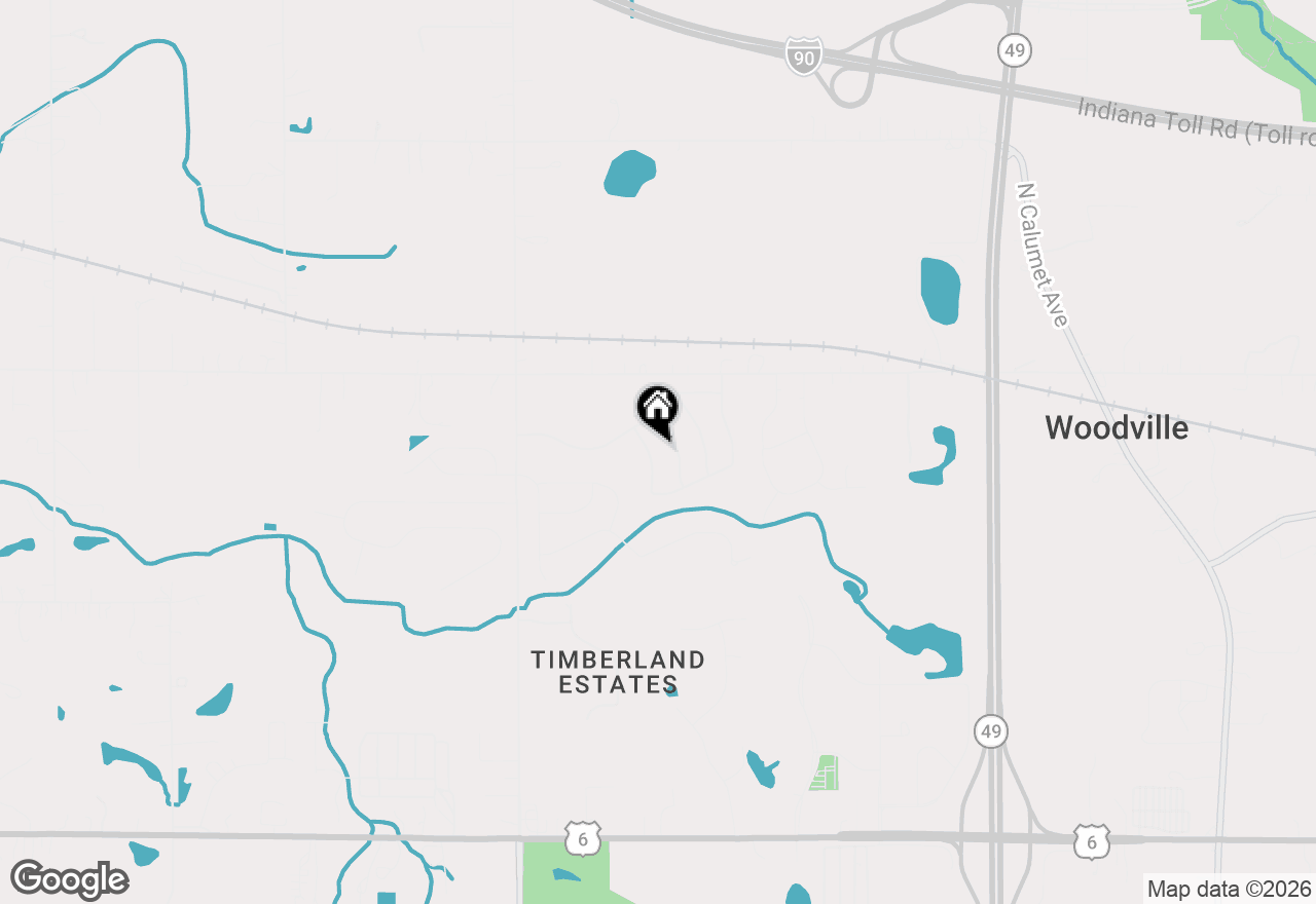 Map of 883 Hemingway Trail, Valparaiso, IN 46383