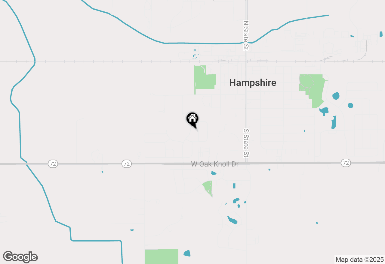 Map of 507 Prairieview Parkway, Hampshire, IL 60140