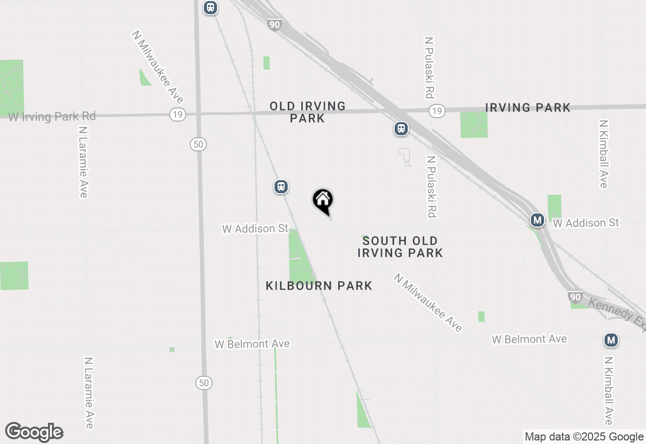 Map of 3628 N Milwaukee Avenue #1, Chicago, IL 60641