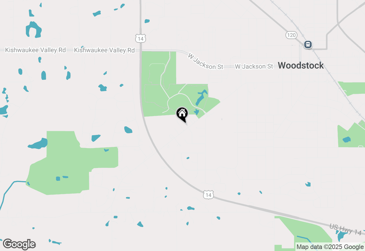 Map of 725 Duvall Drive, Woodstock, IL 60098