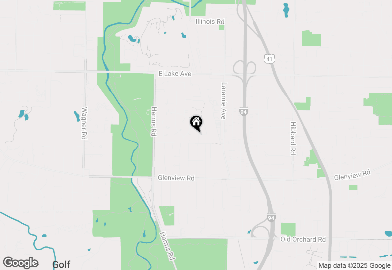 Map of 1014 Indian Road, Glenview, IL 60025