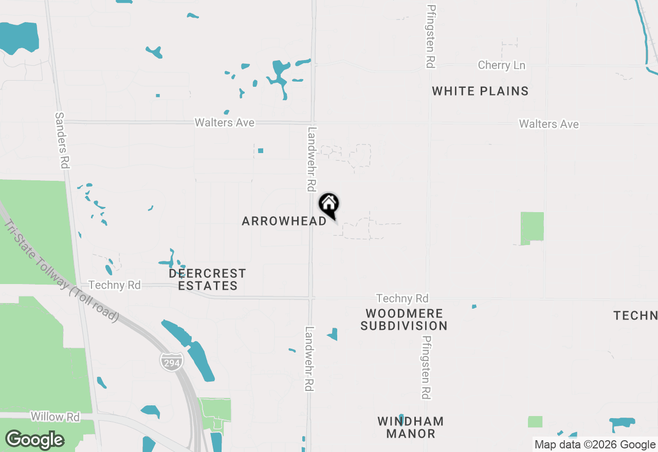 Map of 1722 Ivy Lane, Northbrook, IL 60062