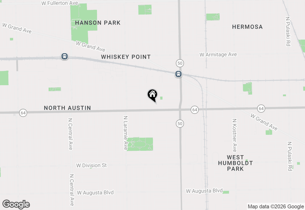 Map of 4947 W Concord Place, Chicago, IL 60639