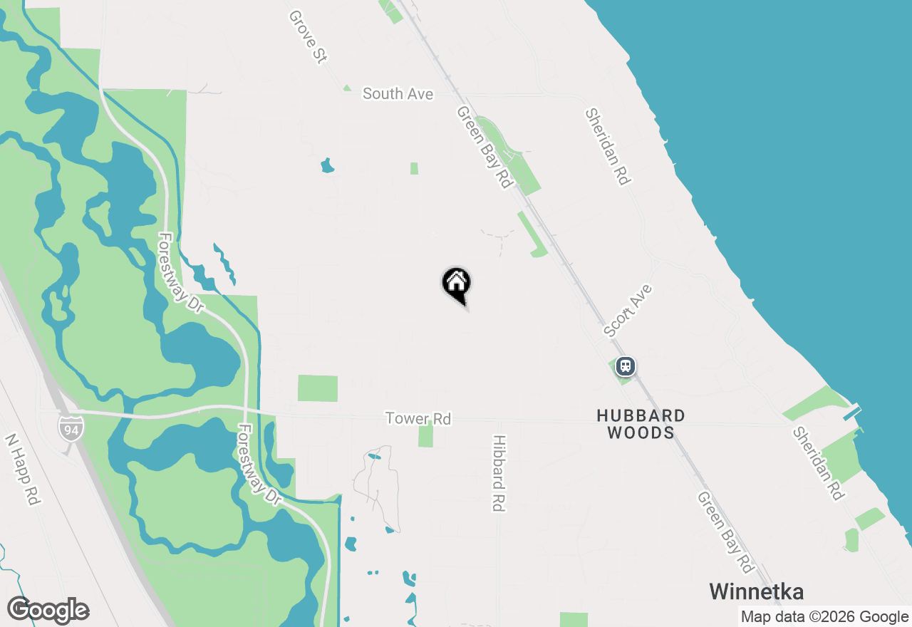 Map of 491 Drexel Avenue, Glencoe, IL 60022