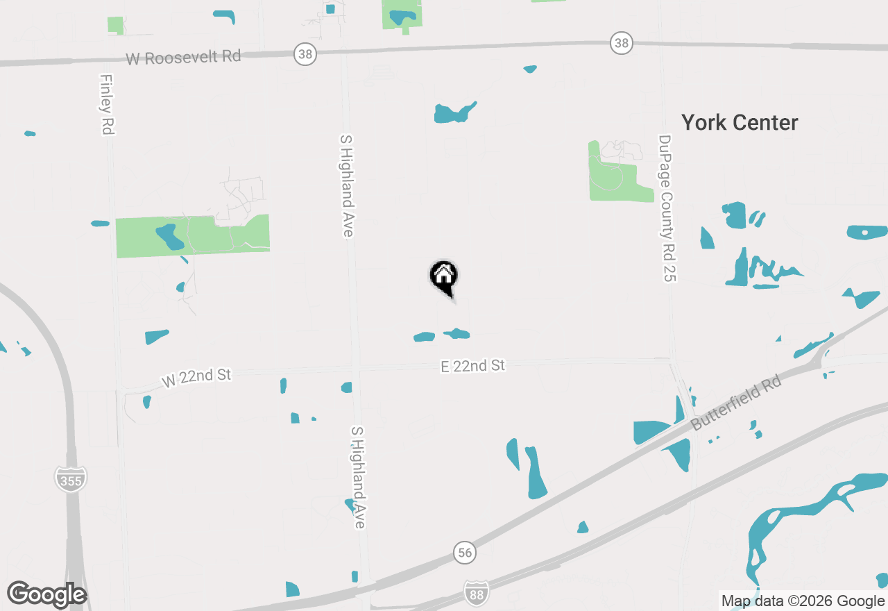 Map of 2020 Saint Regis Drive #605, Lombard, IL 60148