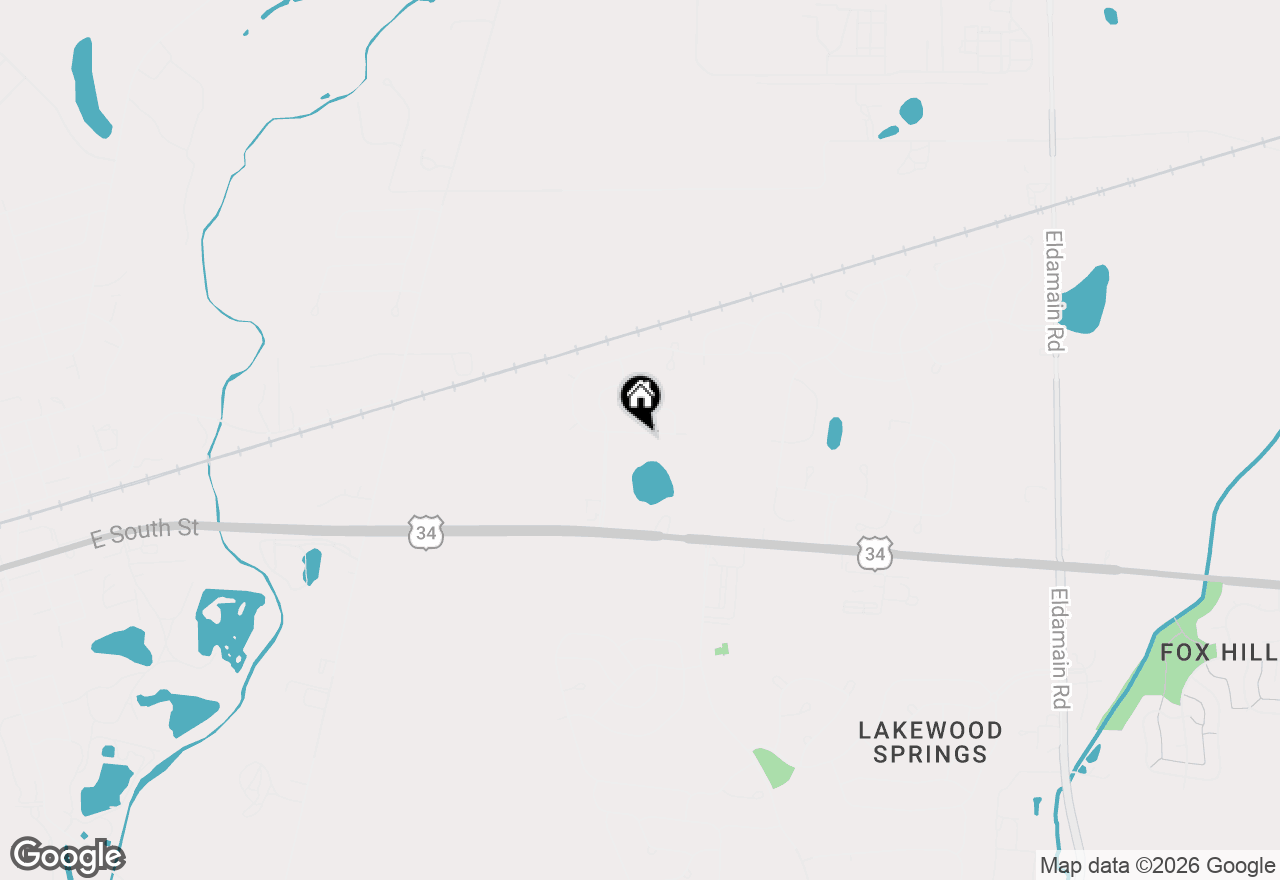 Map of 2824 Hoffman Street, Plano, IL 60545