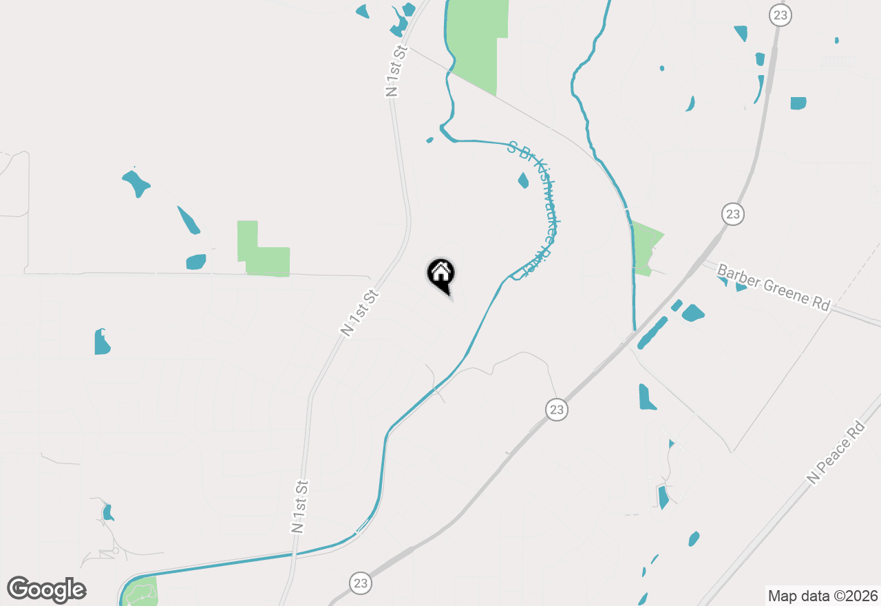 Map of 331 E Dresser Road, Dekalb, IL 60115