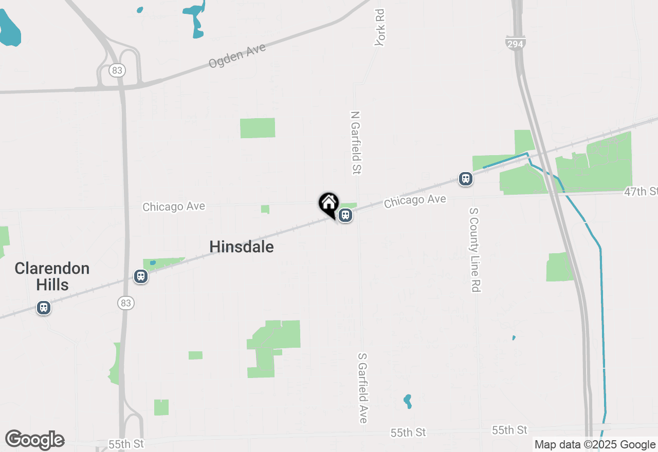 Map of 42 S Washington Street #1, Hinsdale, IL 60521