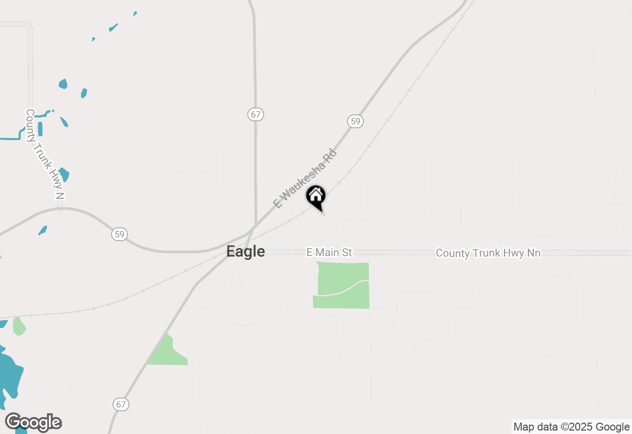 Map of 207 N Parkview Dr, Eagle, WI 53119