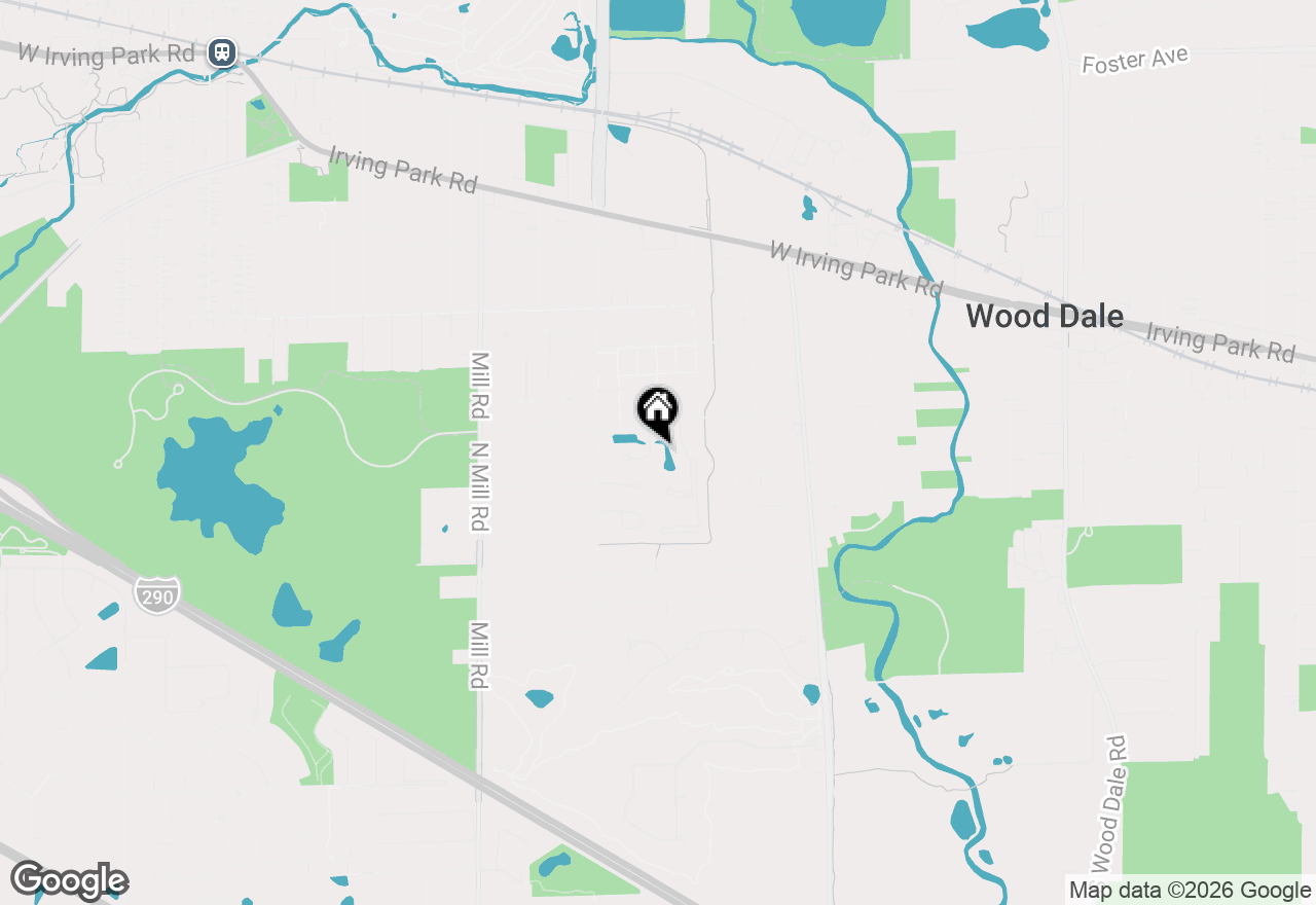 Map of 175 N Clare Court, Wood Dale, IL 60191