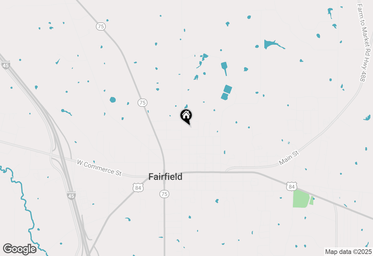 Map of 130 Bond Street, Fairfield, TX 75840