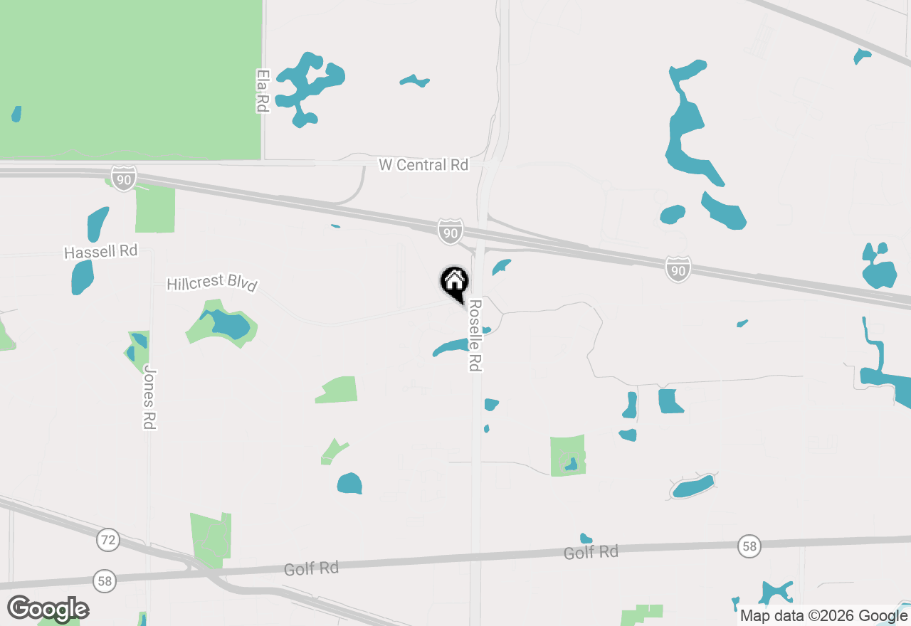 Map of 1757 Eastwood Court #4, Schaumburg, IL 60195
