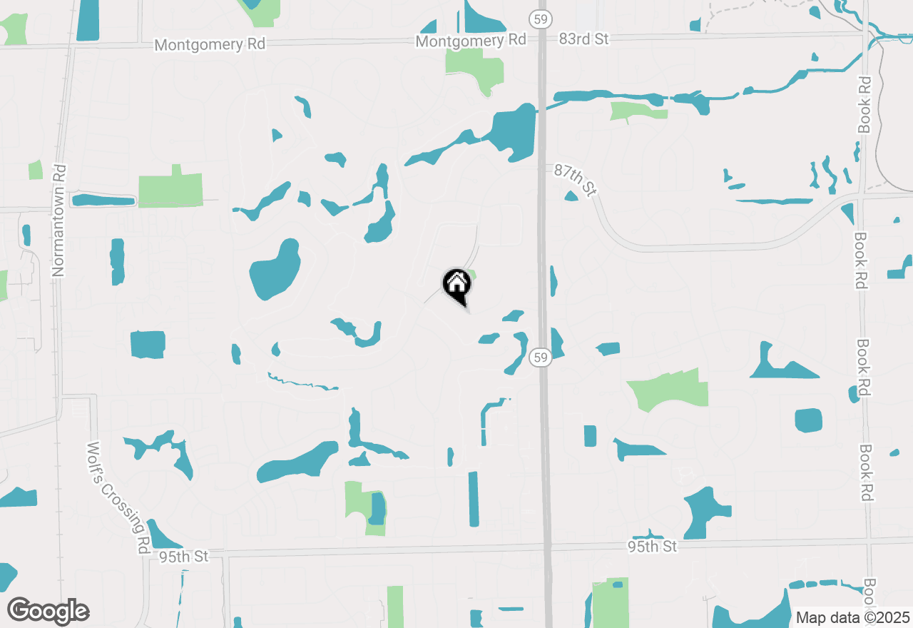 Map of 3156 Treesdale Court, Naperville, IL 60564