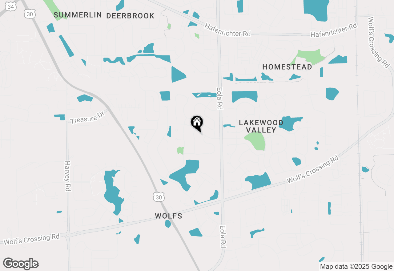 Map of 2668 Bull Run Drive, Aurora, IL 60503