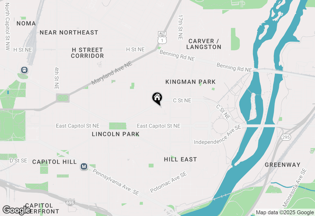 Map of 1520 Constitution Avenue Ne, Washington, DC 20002
